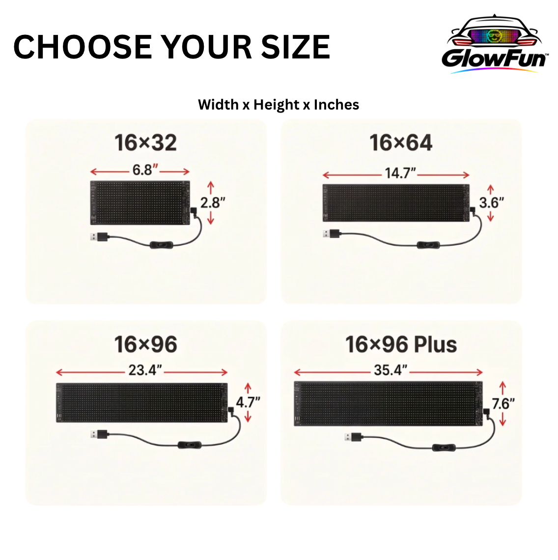 Custom LED Car Sign
